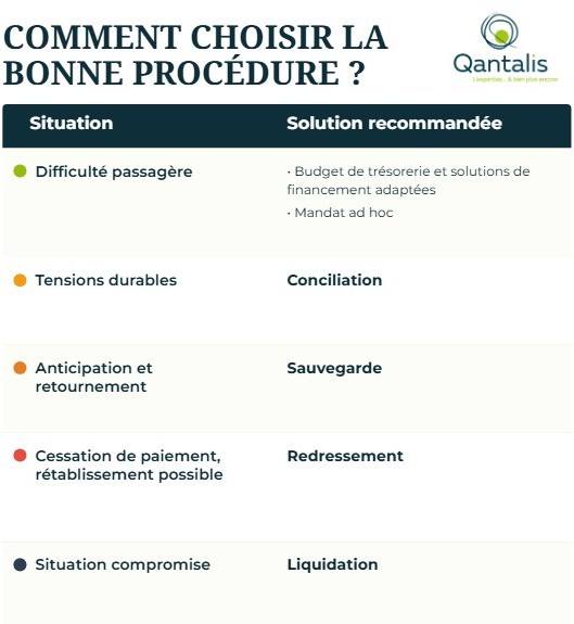 Choisir la procedure de sauvegarder TPE PME en difficulte